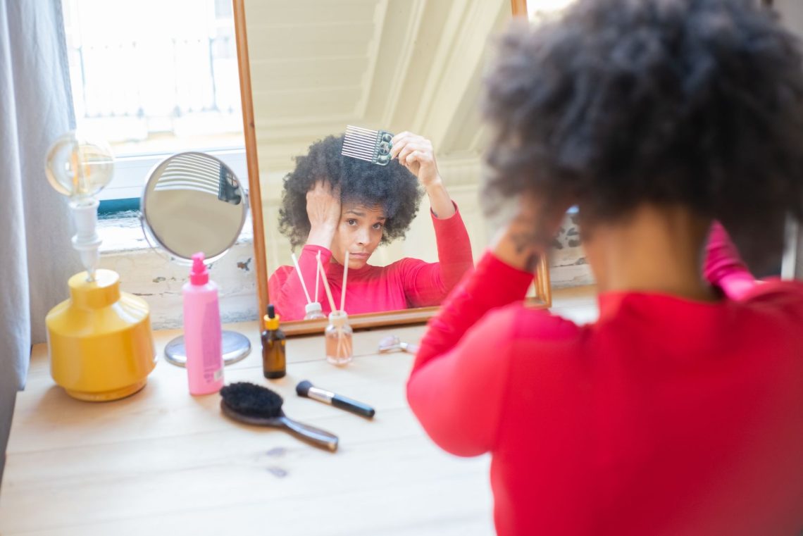 Change Your Hair Part Without Fighting the Front Cowlick